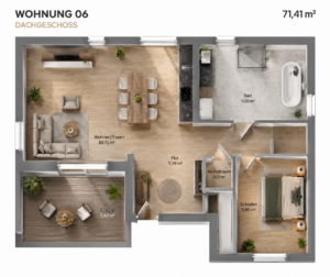 Grundriss visualisiert