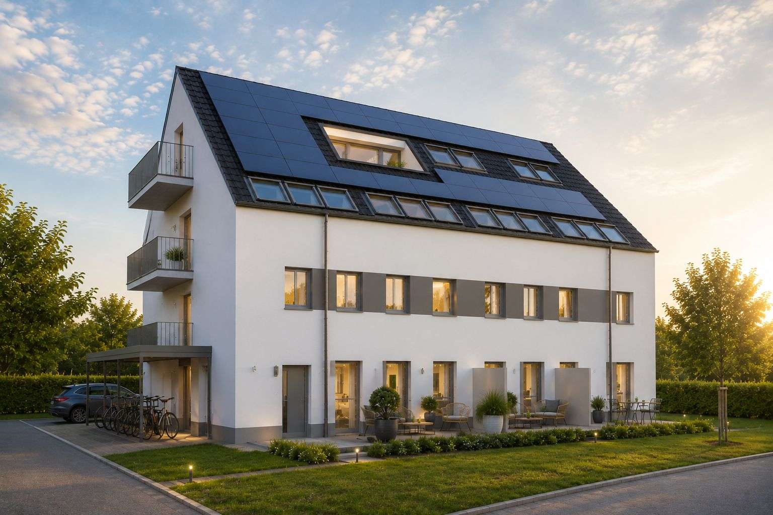 Gebäude visualisiert