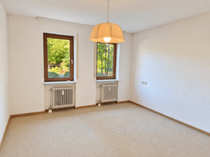 Schlafzimmer geräumt - aktueller Zustand